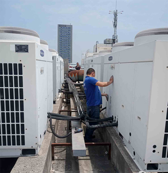 松山中央空调制热和不制冷系统维修方法